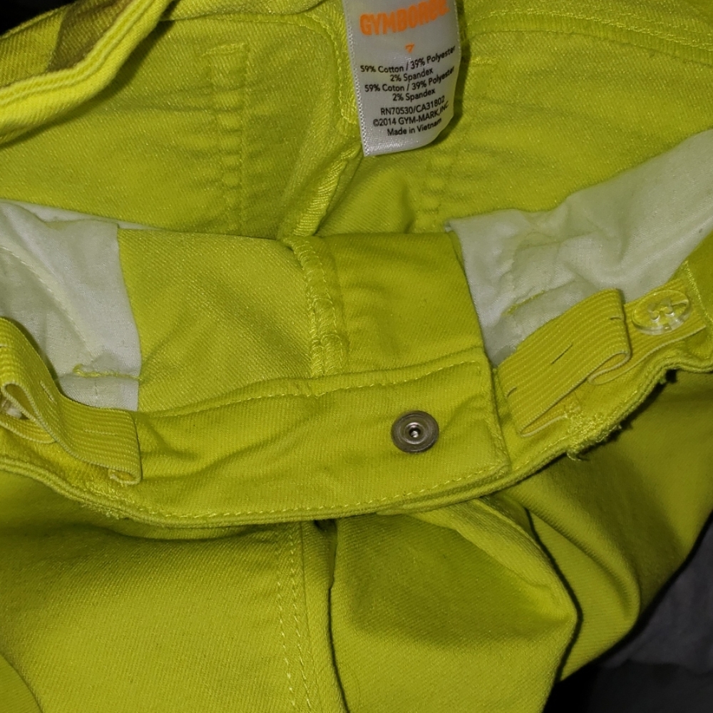 Like new, worn once! Lime green Skinny Jeans - Picture 6 of 7